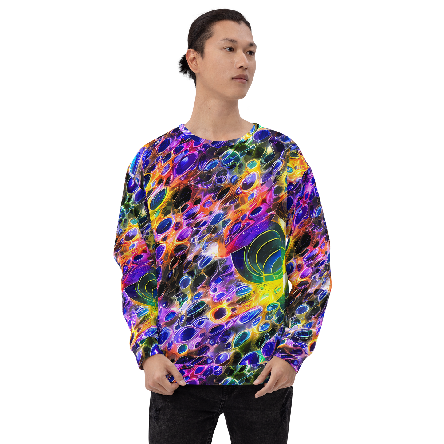 Sweatshirt - Neon Orbits