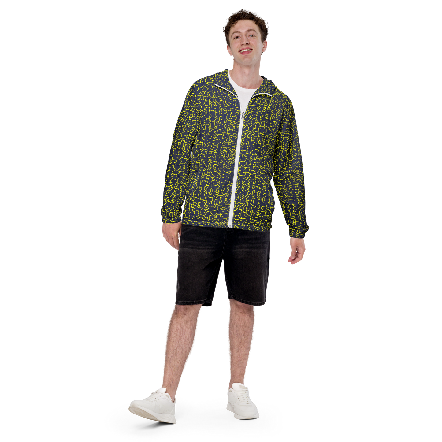 Men's Windbreaker - Nightshade Maze