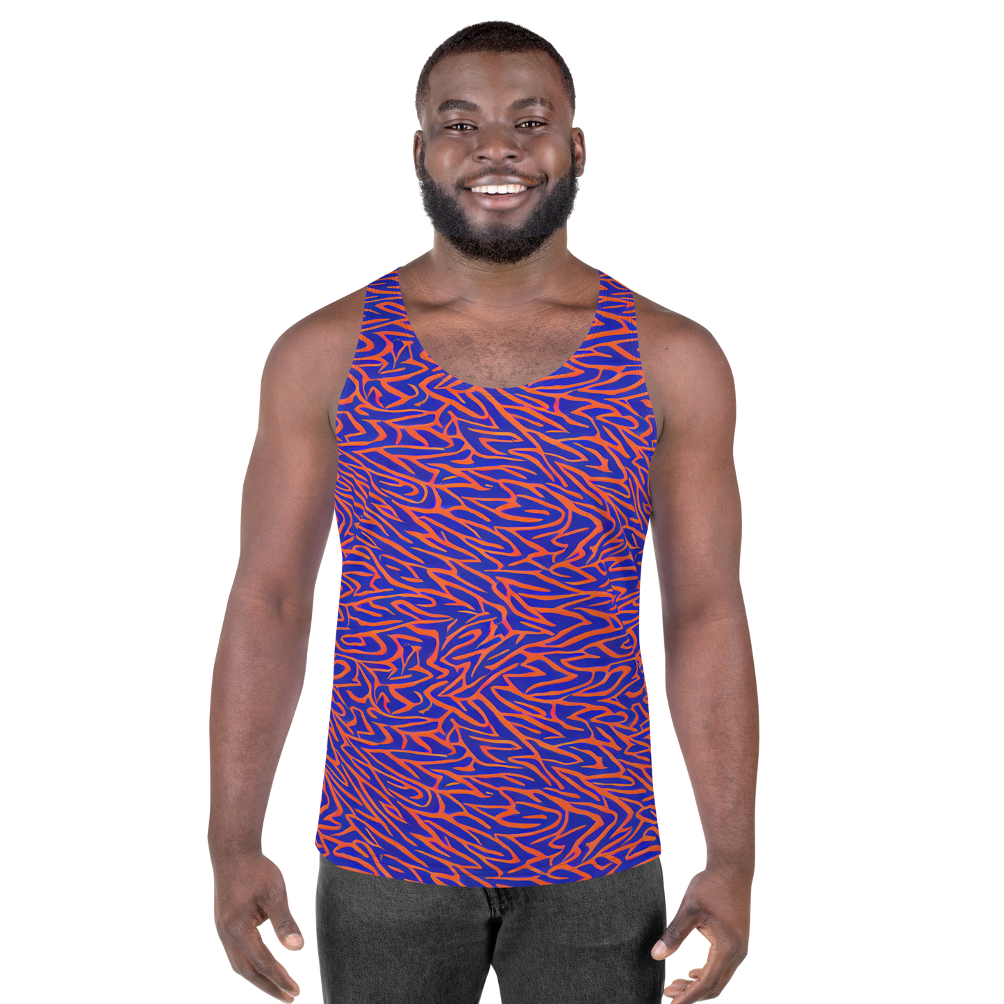 Men's Tank Top - Sapphire Swirl