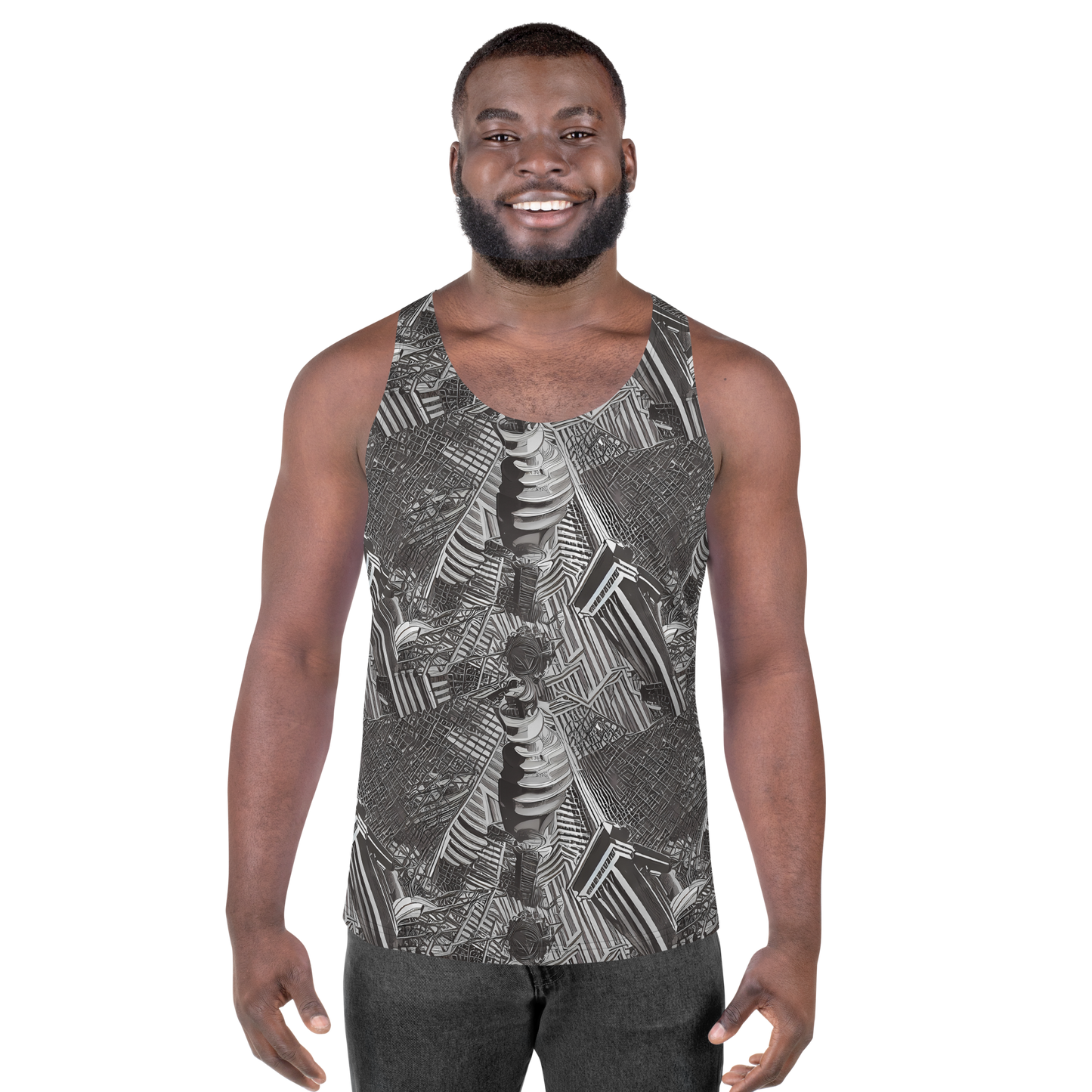 Men's Tank Top - Piranesi's Web