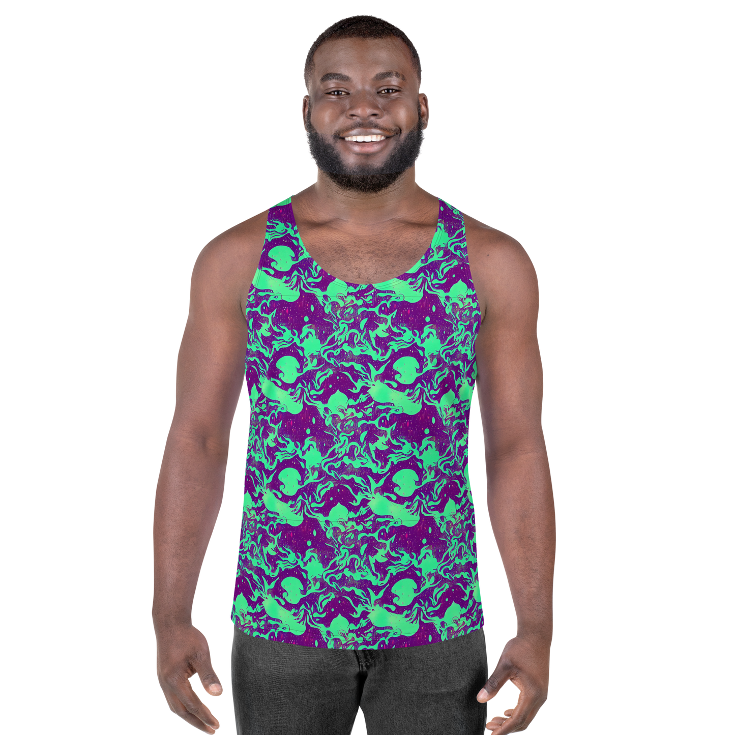 Men's Tank Top - Alien Ripples