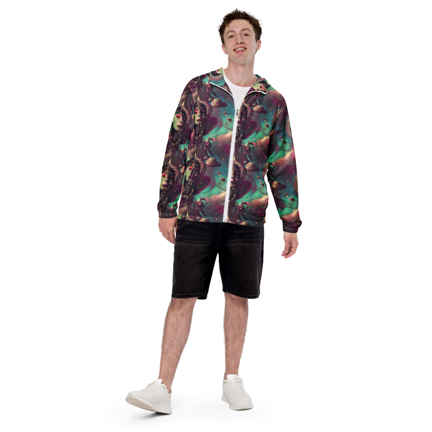 Men's Windbreaker - Nouveau Galaxy