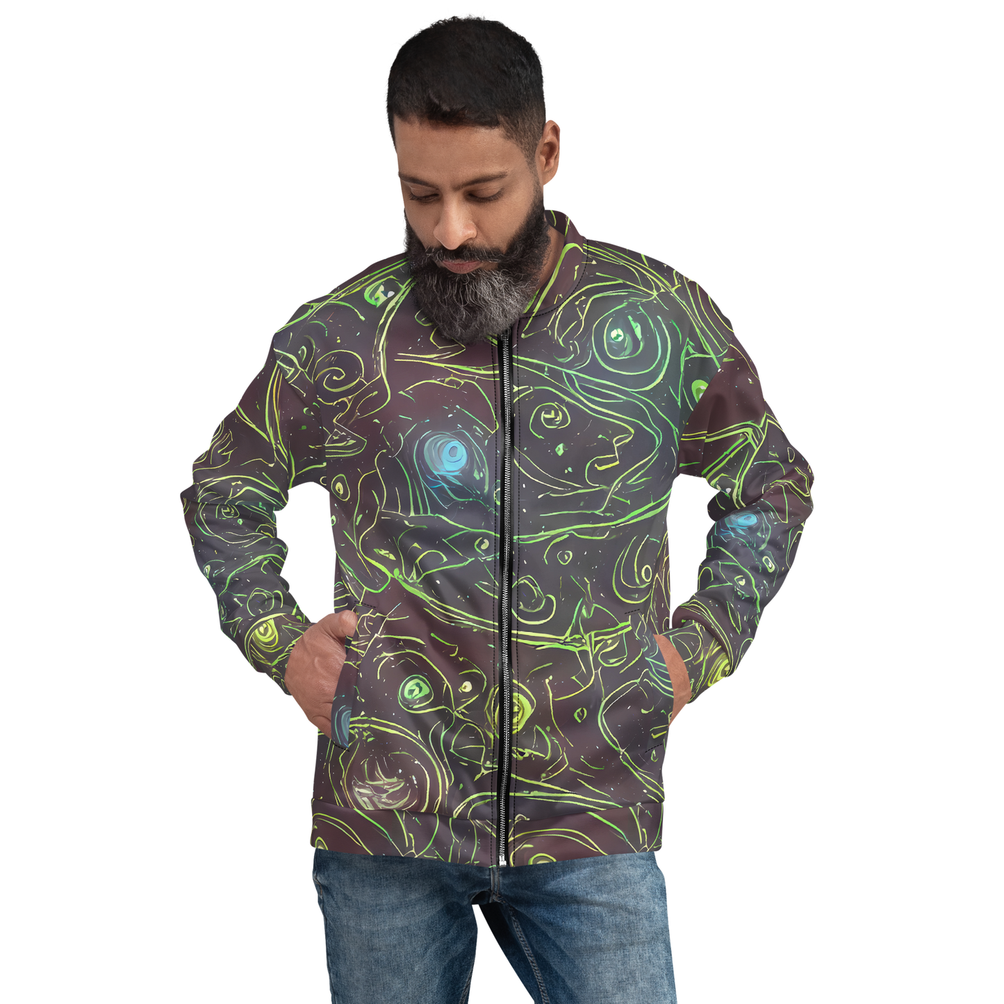 Bomber Jacket - Starfield Scrolls