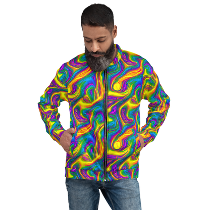 Bomber Jacket - Electric Aurora