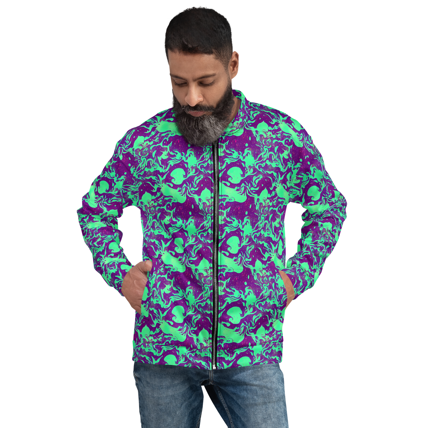 Bomber Jacket - Alien Ripples