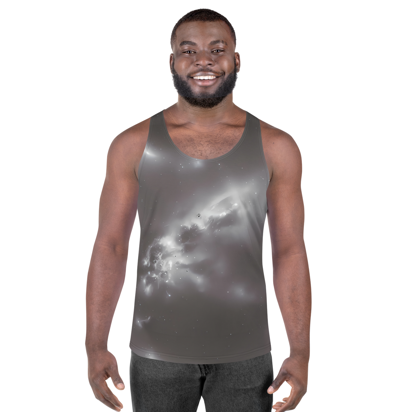 Men's Tank Top - Silver Nebula