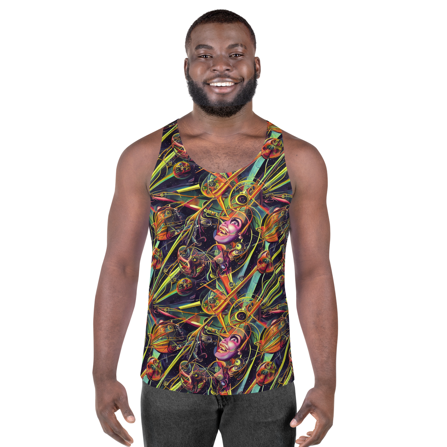 Men's Tank Top - Psychedelic Deep Space