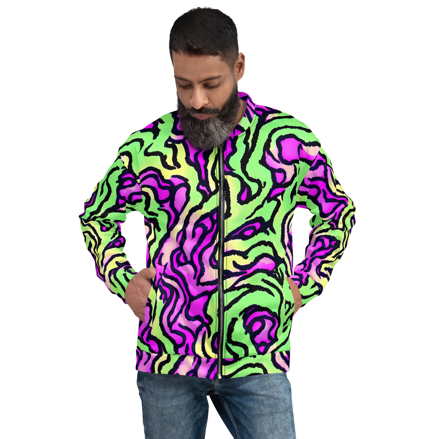 Bomber Jacket - Mintchine Maze