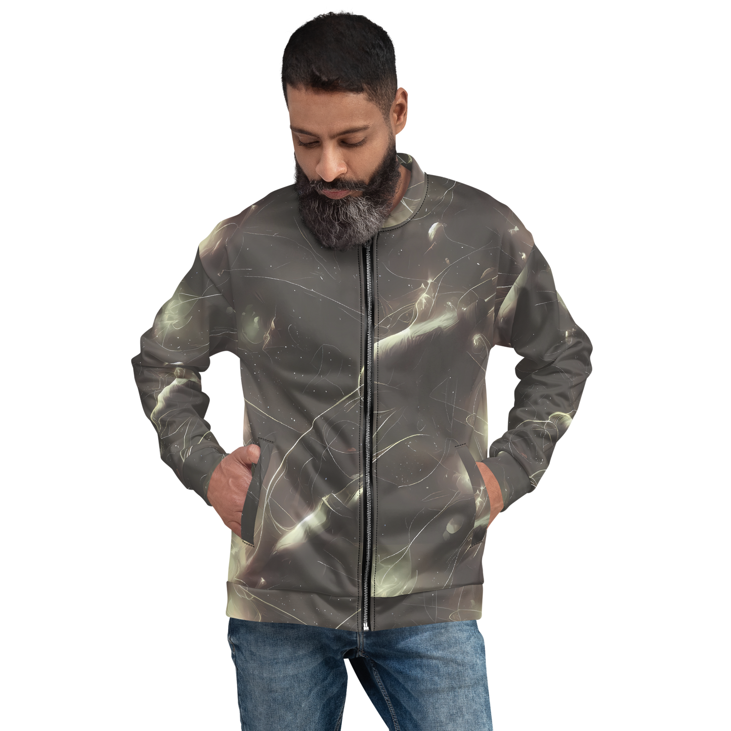 Bomber Jacket - Nebula Veins