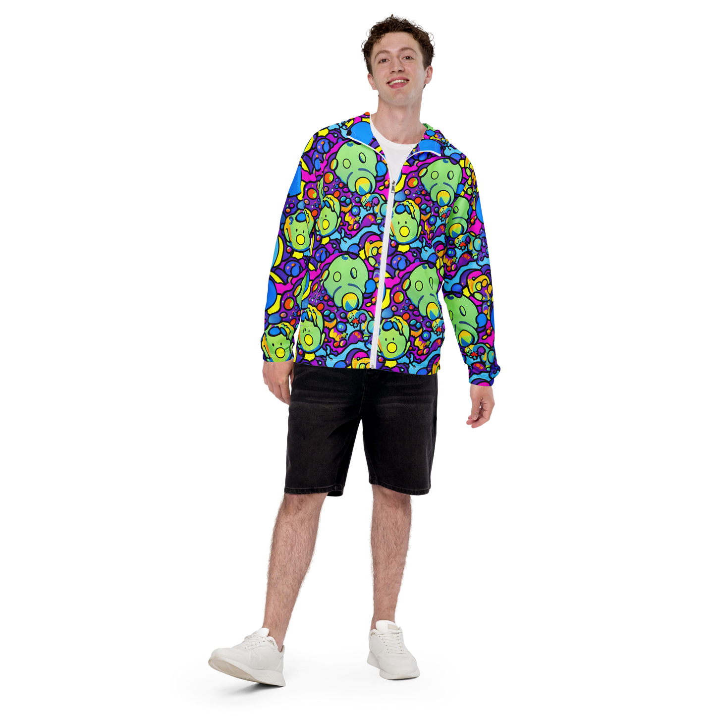 Men's Windbreaker - Enchanted Orbs