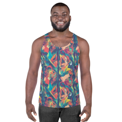 Men's Tank Top - Neon Aurora