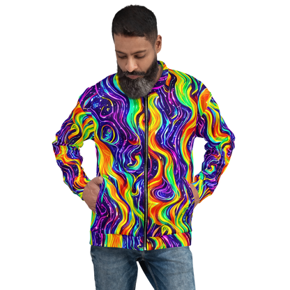 Bomber Jacket - Galactic Flames