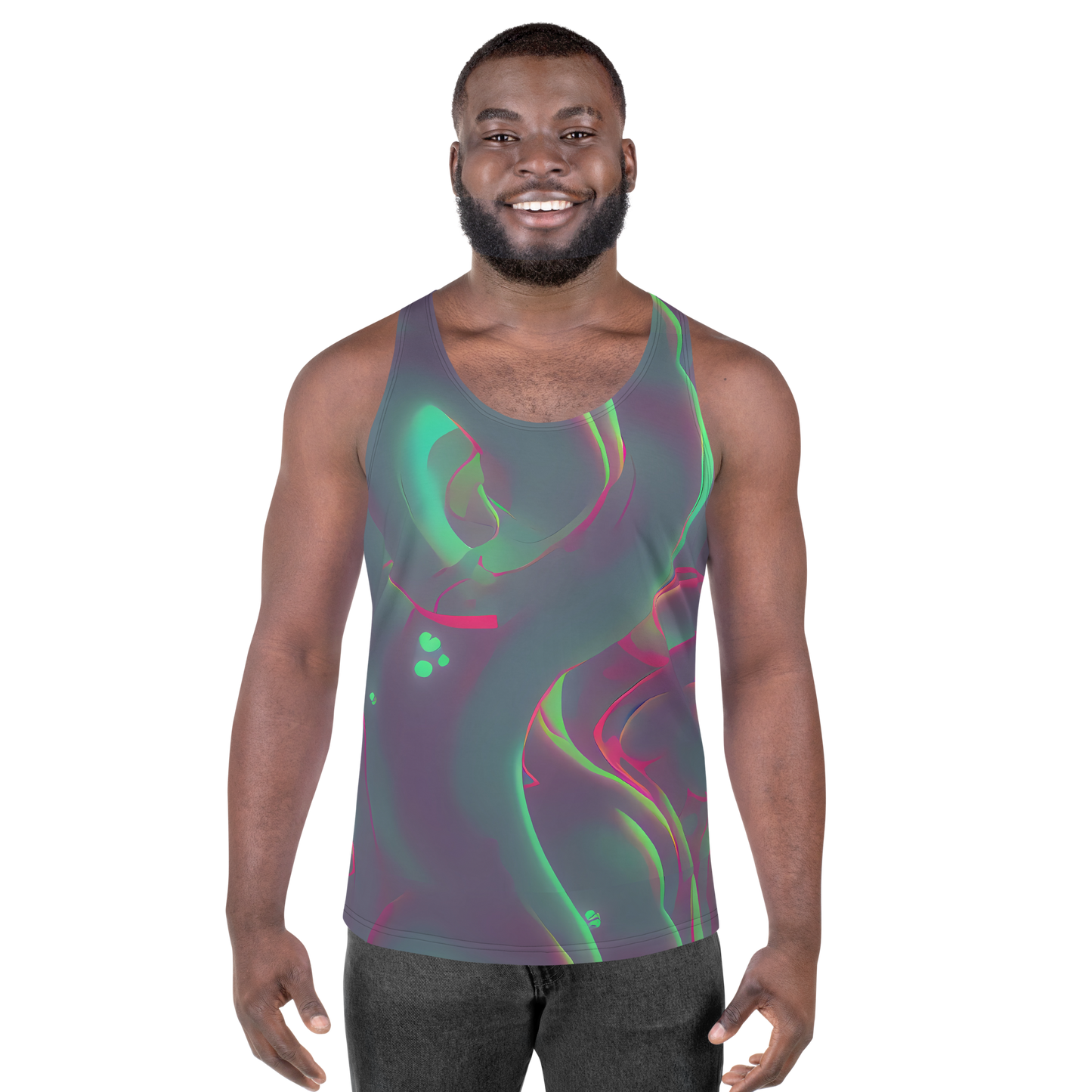 Men's Tank Top - Neon Whisper