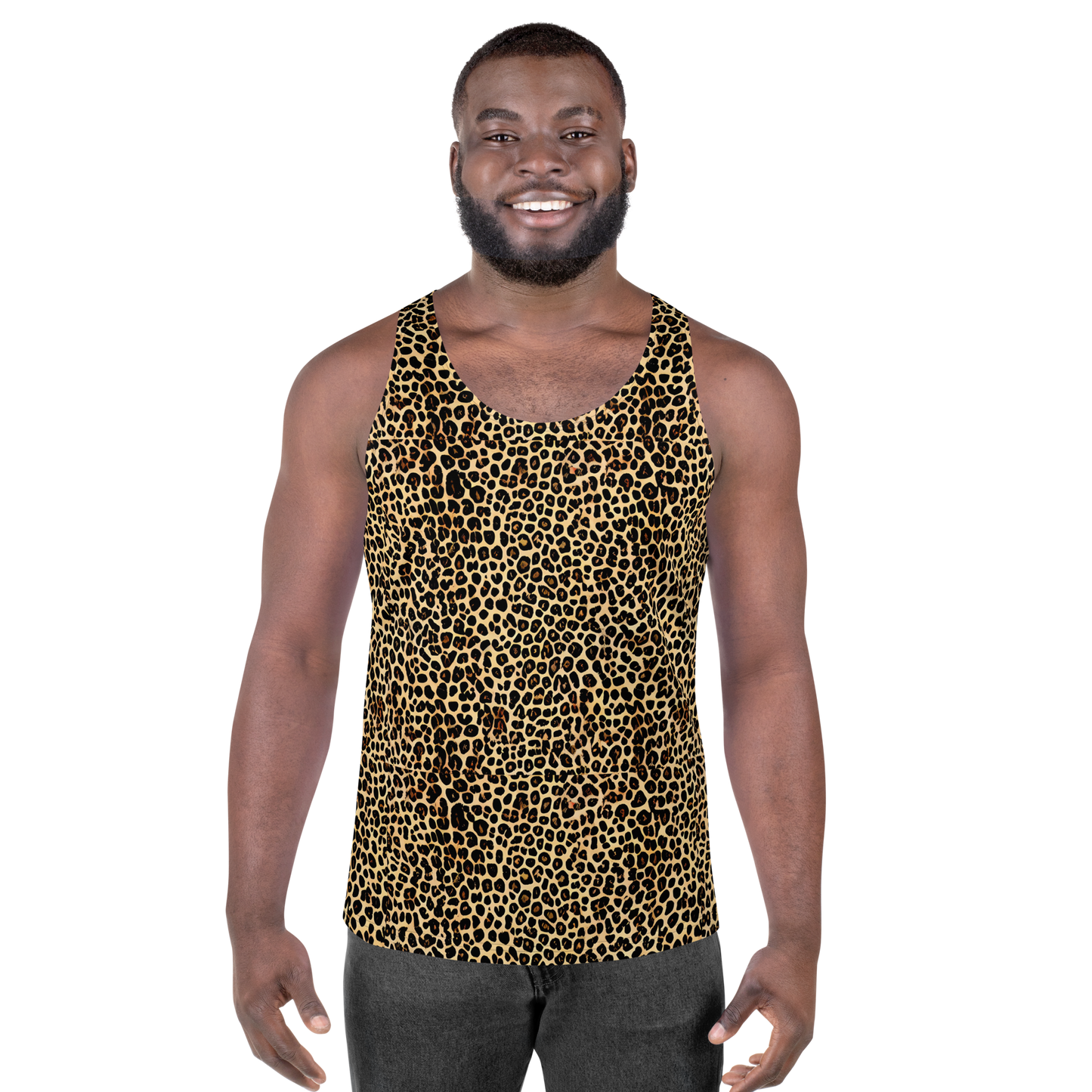 Men's Tank Top - Cheetah Mosaic