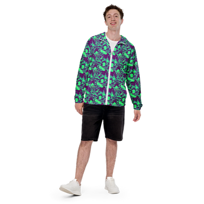 Men's Windbreaker - Alien Ripples