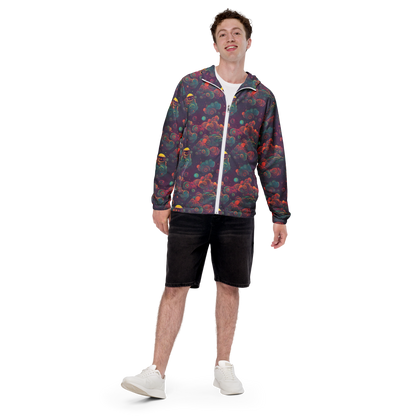 Men's Windbreaker - Nebula Dreamscape