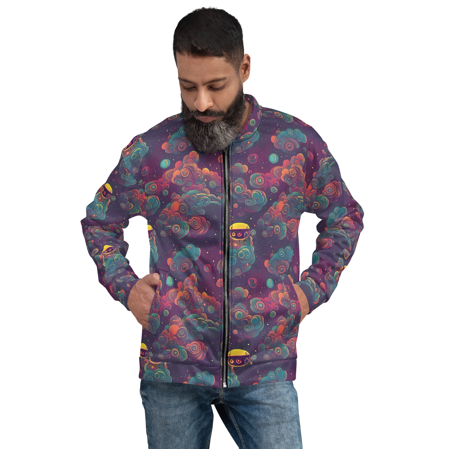 Bomber Jacket - Nebula Dreamscape