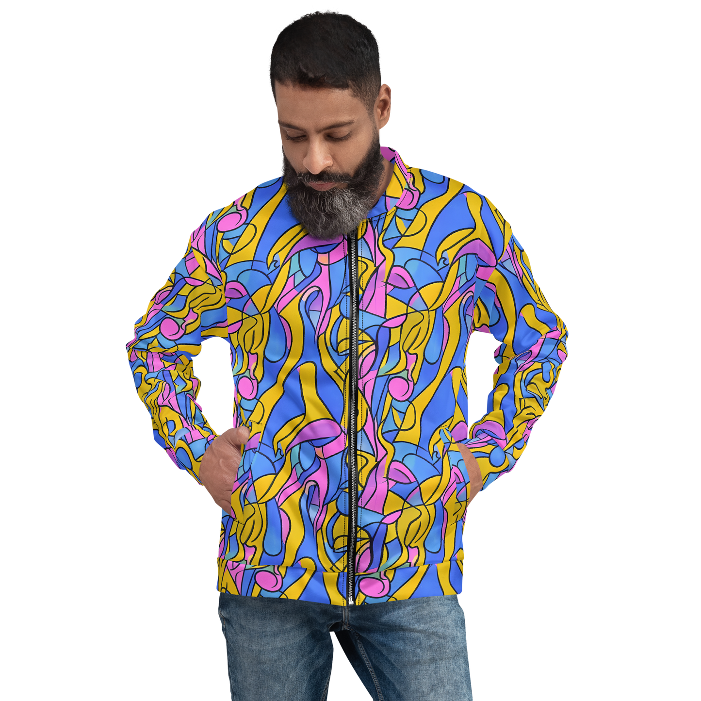 Bomber Jacket - Cosmic Curves