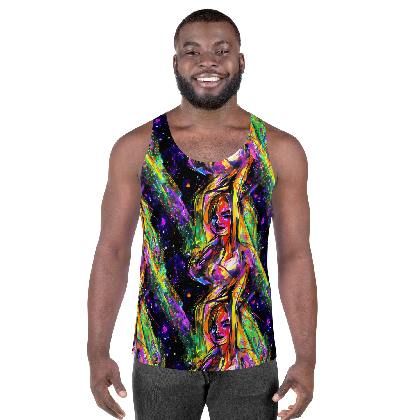 Men's Tank Top - Galactic Flamenco