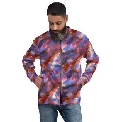 Bomber Jacket - Celestial Brushstroke