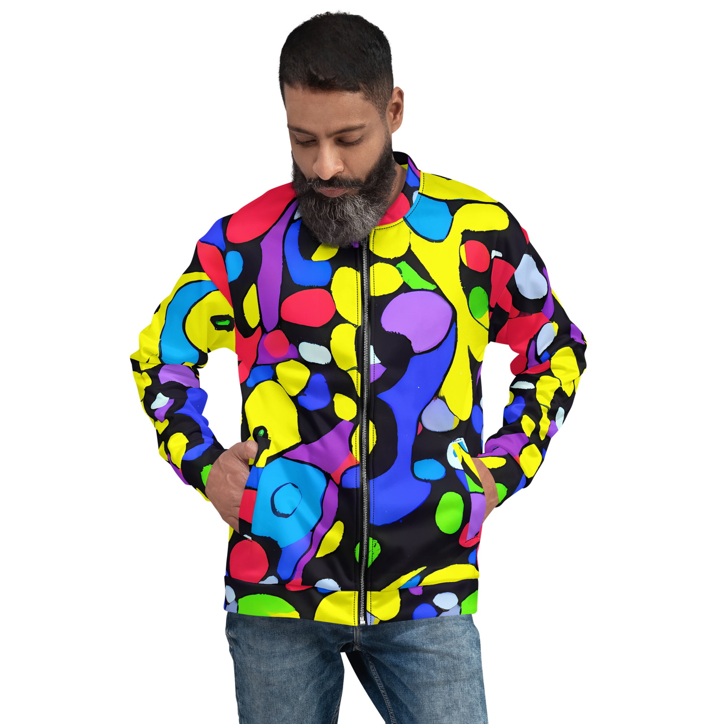 Bomber Jacket - Miró's Mosaic