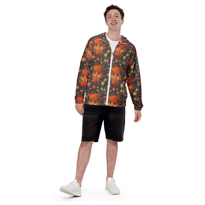 Men's Windbreaker - Stellar Blooms