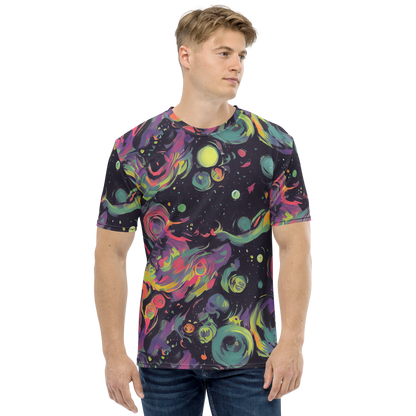 Men's Crew Neck T-Shirt - Psychedelic Drift