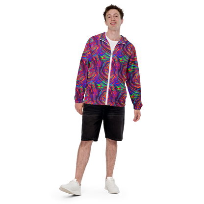 Men's Windbreaker - Quantum Spiral