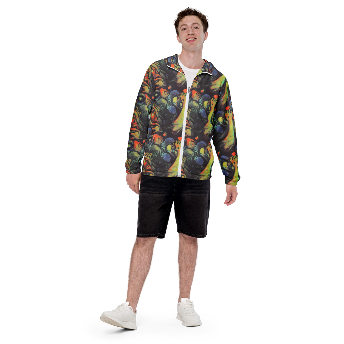 Men's Windbreaker - Cosmic Scream