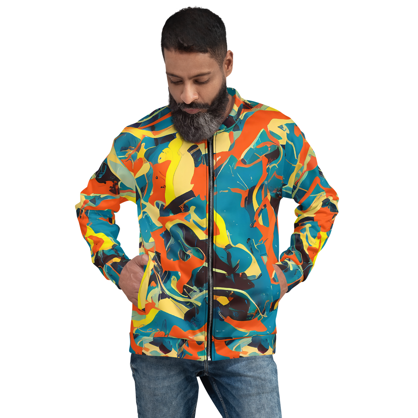 Bomber Jacket - Abstract Tango