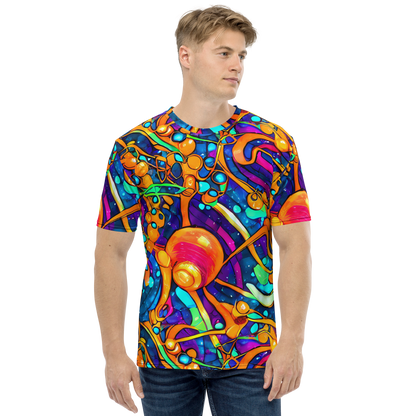 Men's Crew Neck T-Shirt - Iridescent Nebula