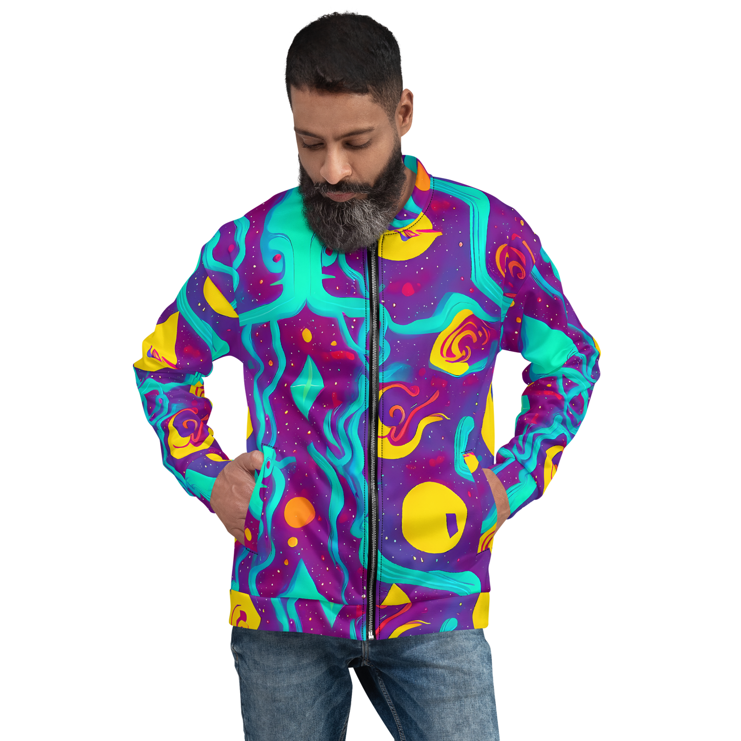 Bomber Jacket - Cosmic Current