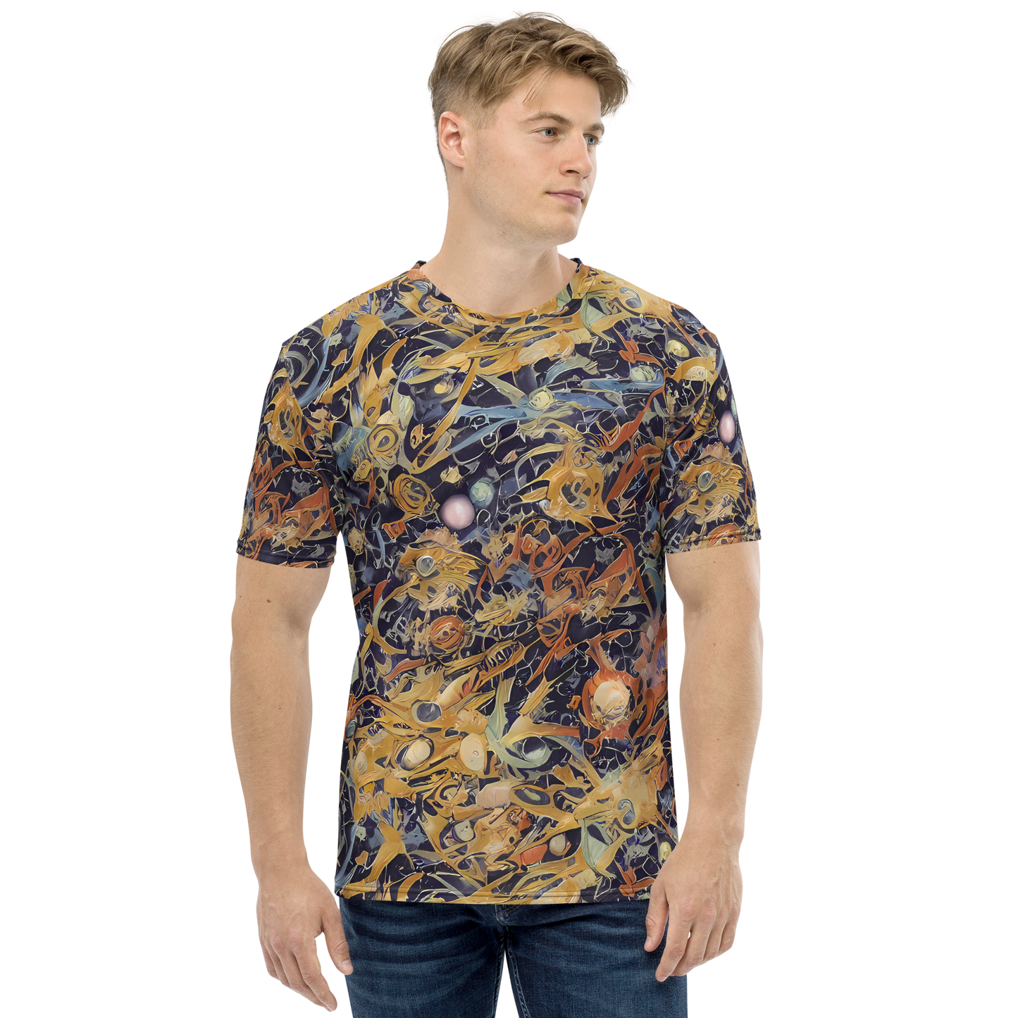 Men's Crew Neck T-Shirt - Quantum Symmetry