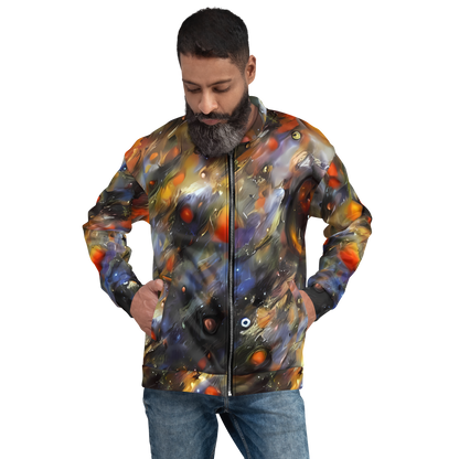 Bomber Jacket - Brushstroke Blaze