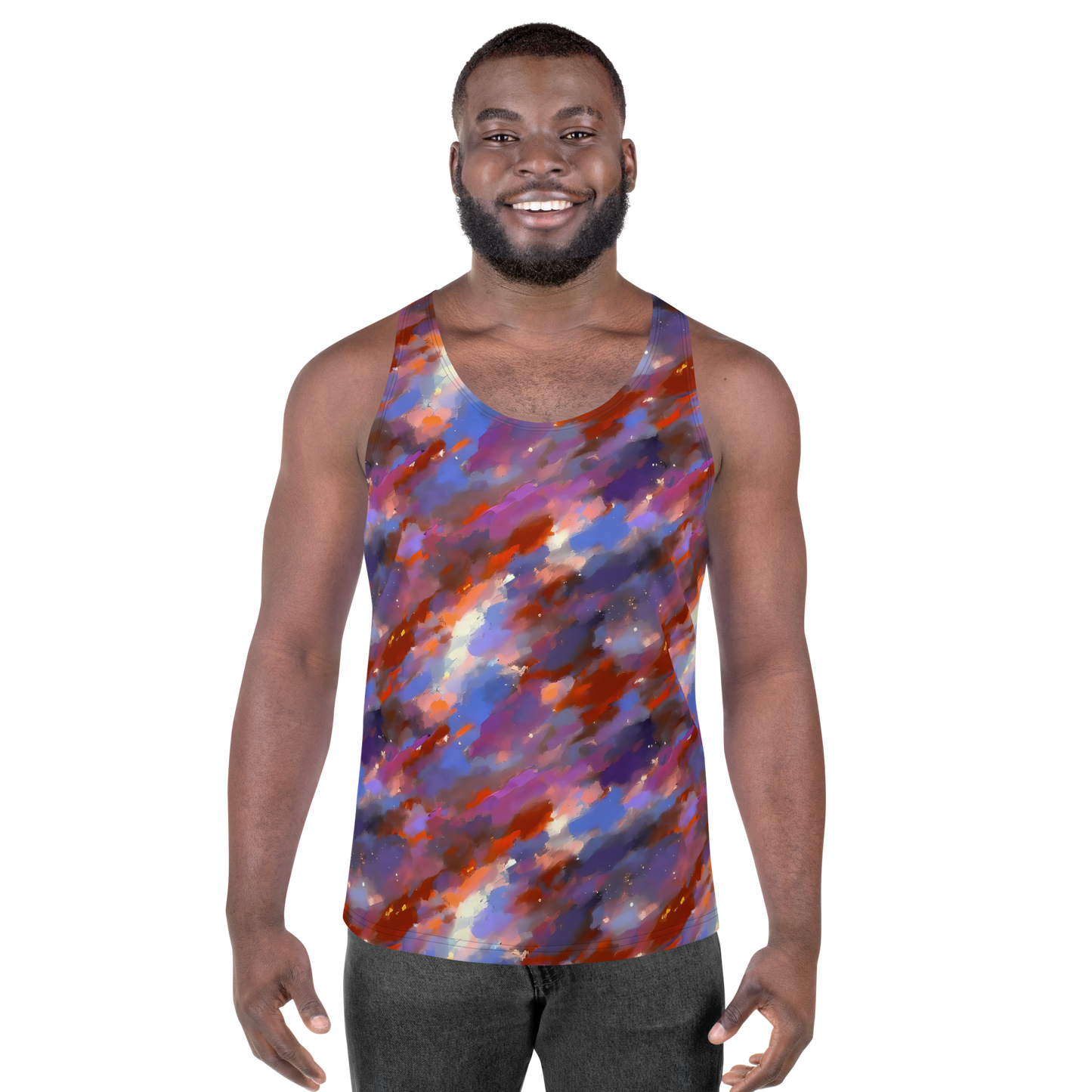 Men's Tank Top - Celestial Brushstroke