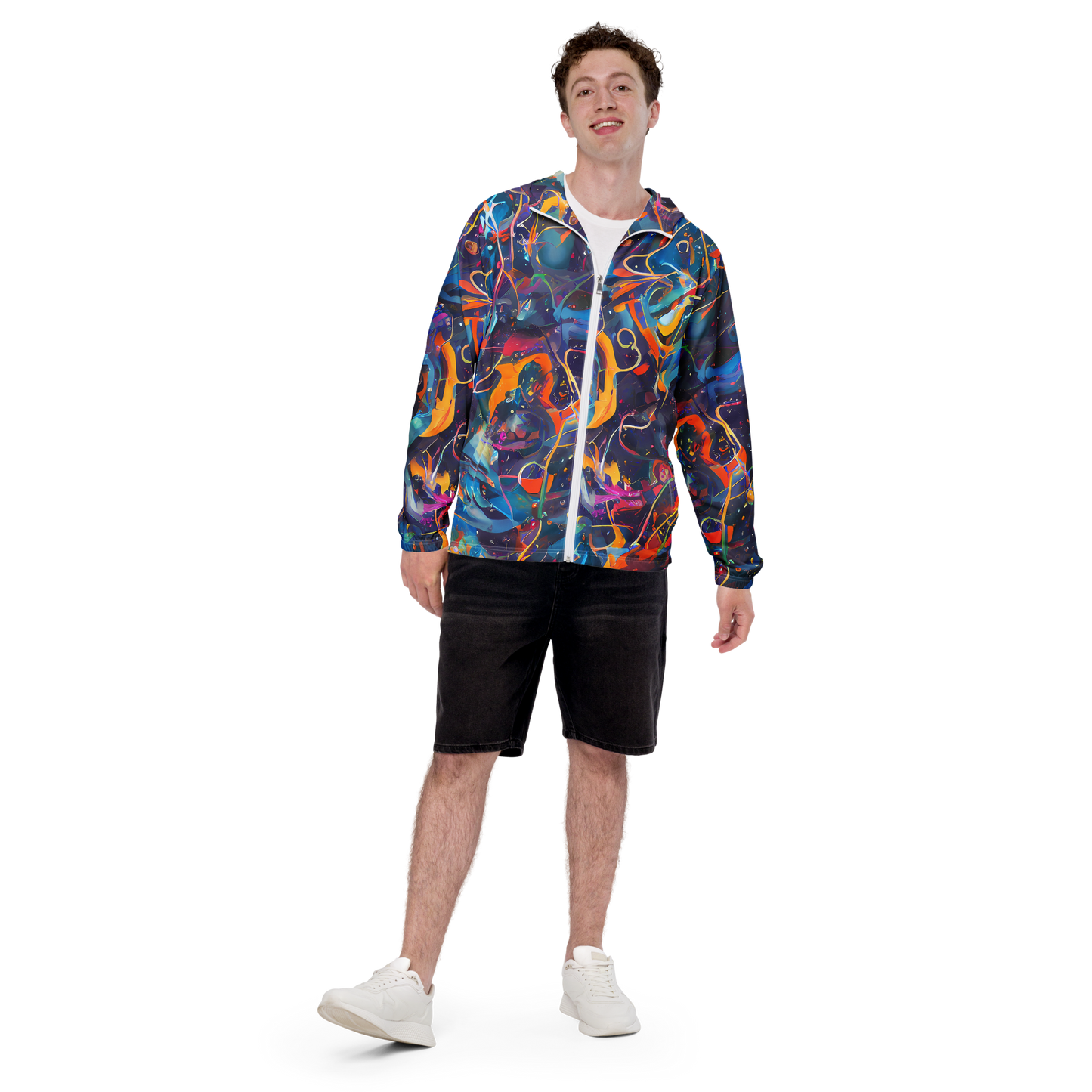 Men's Windbreaker - Brown's Chaos