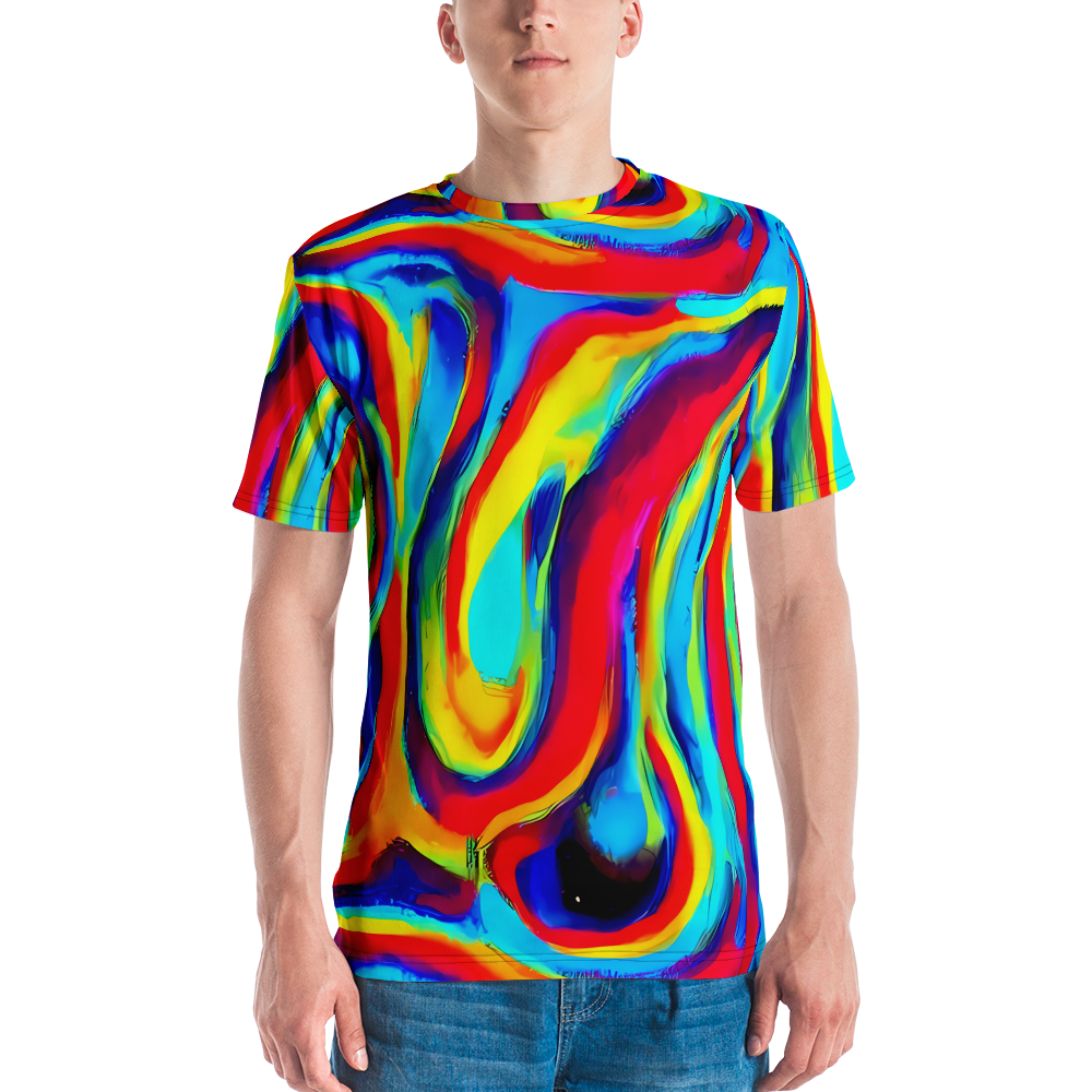 Men's Crew Neck T-Shirt - Stael Swirls