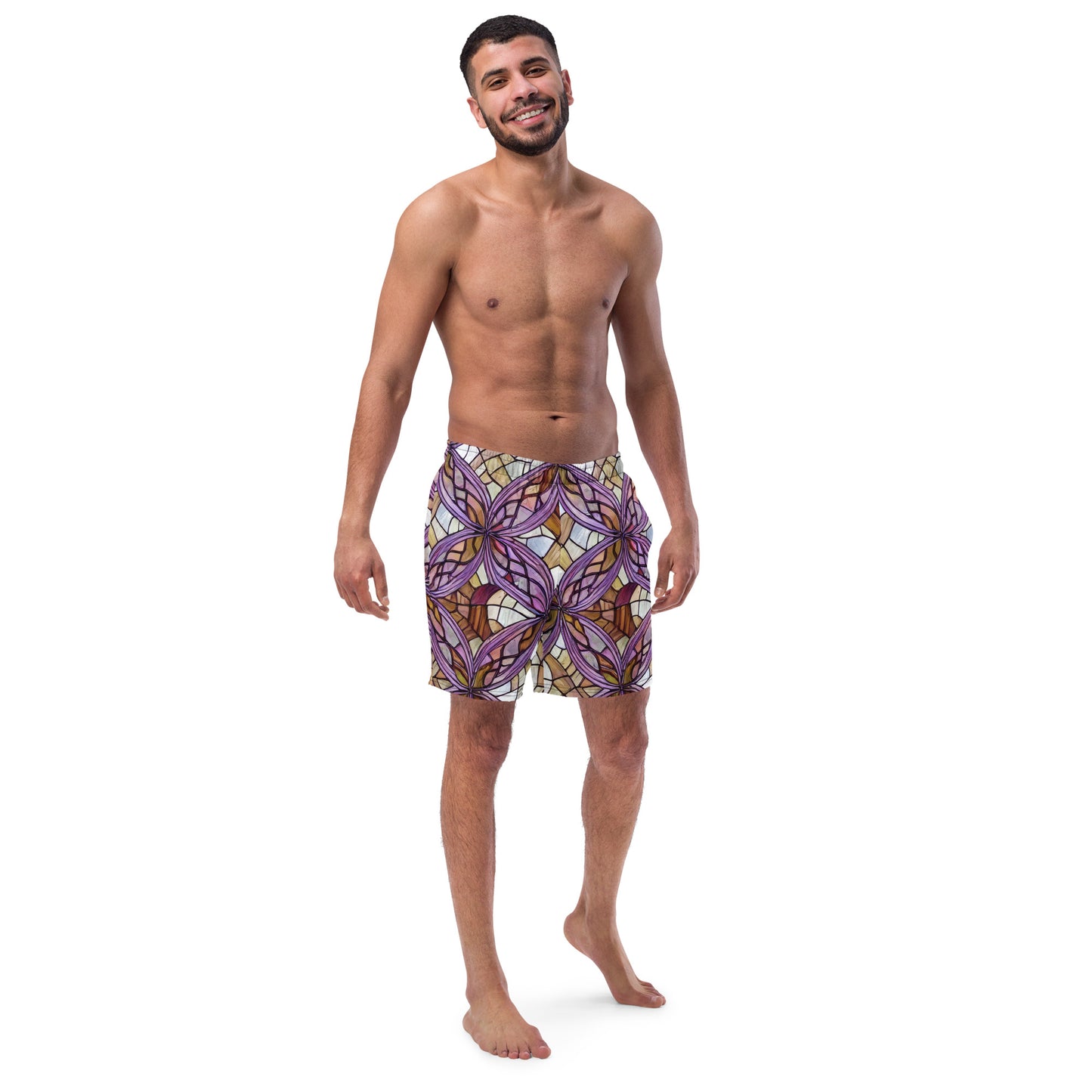 Swim Trunks - Stained Glass Whirl