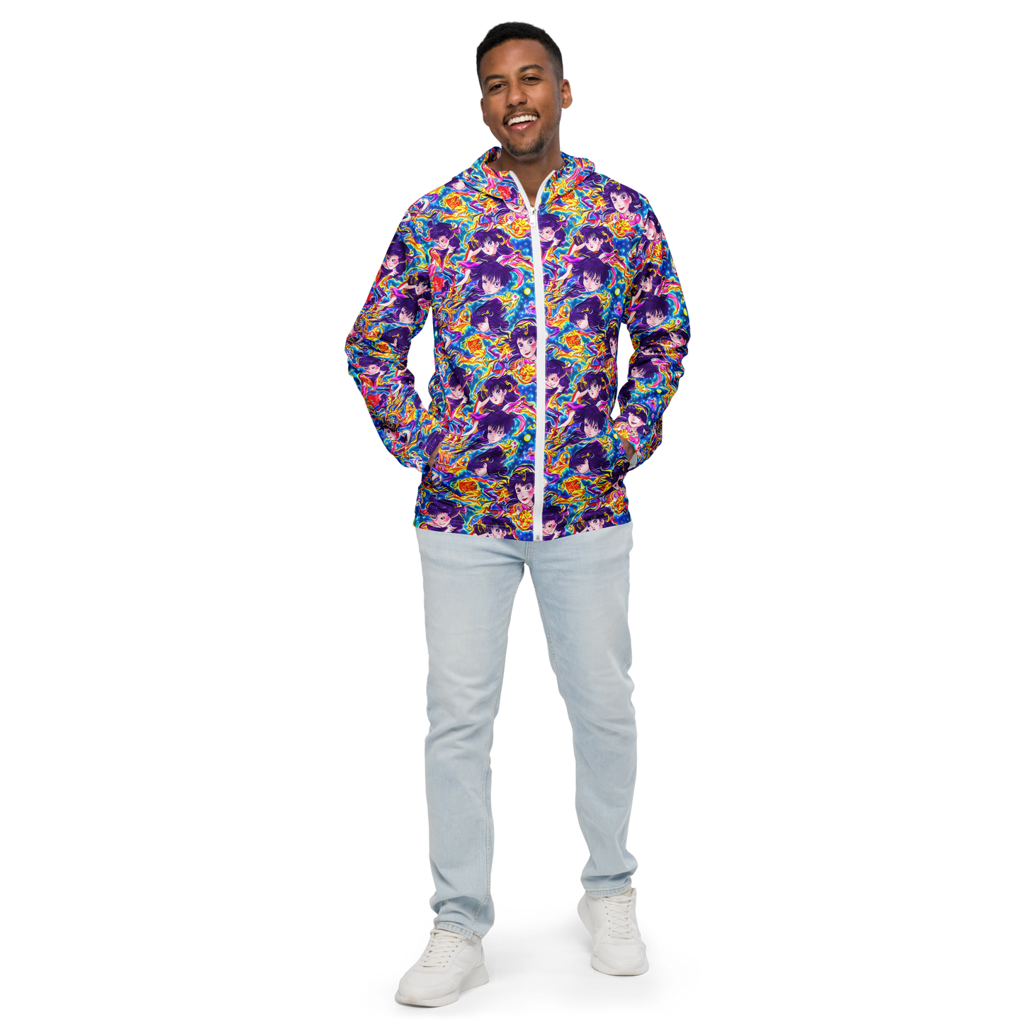 Men's Windbreaker - Aquatic Whim