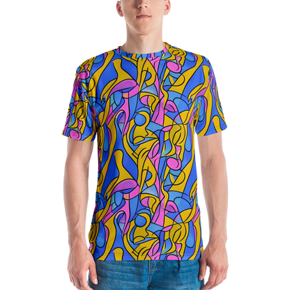 Men's Crew Neck T-Shirt - Cosmic Curves