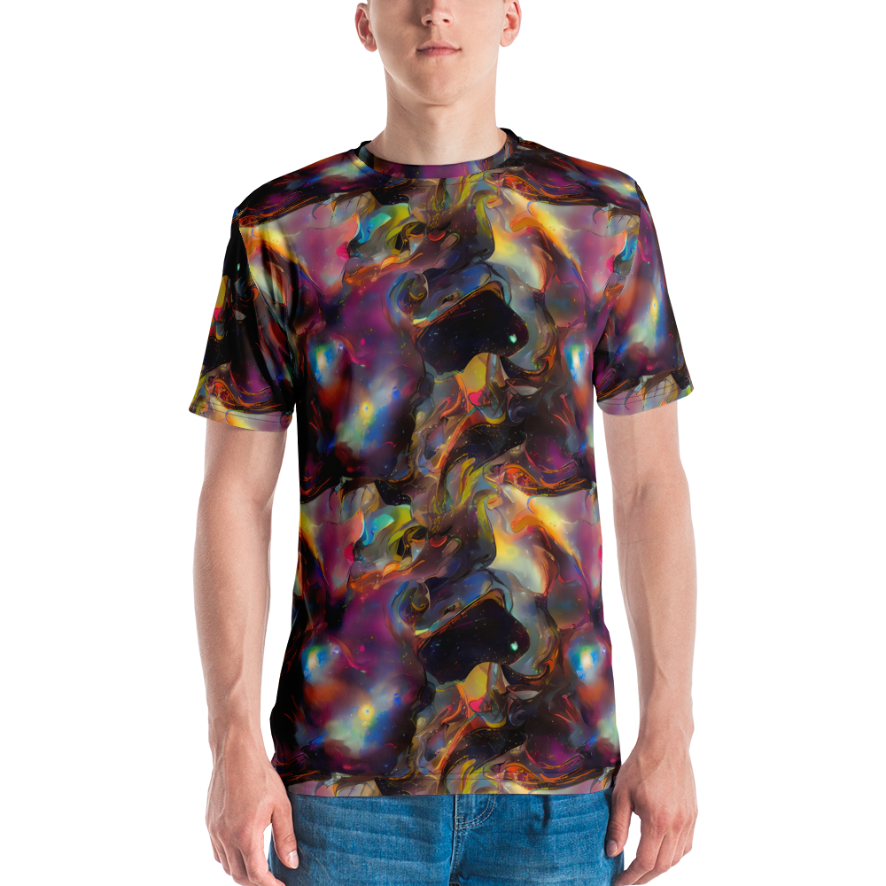 Men's Crew Neck T-Shirt - Cosmic Fusion