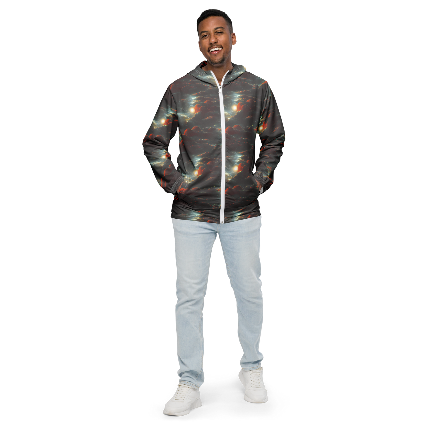 Men's Windbreaker - Stellar Highlands