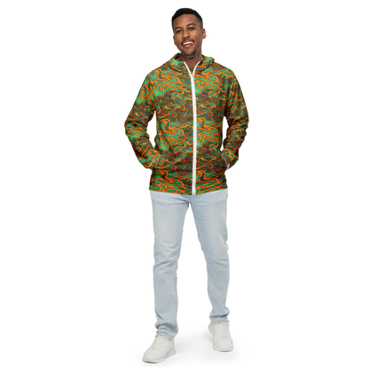 Men's Windbreaker - Nebula Nodes