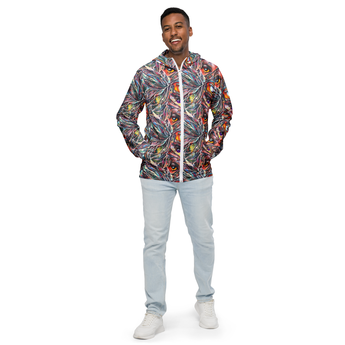 Men's Windbreaker - Prismatic Reverie