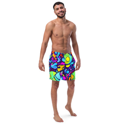 Swim Trunks - Neon Graffscape