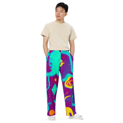 Wide-Leg Pants - Cosmic Current