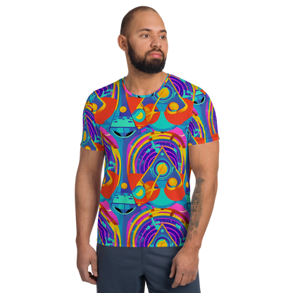 Men's Athletic T-Shirt - Blast of Color