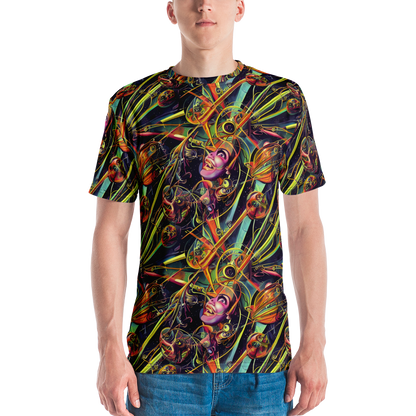 Men's Crew Neck T-Shirt - Psychedelic Deep Space
