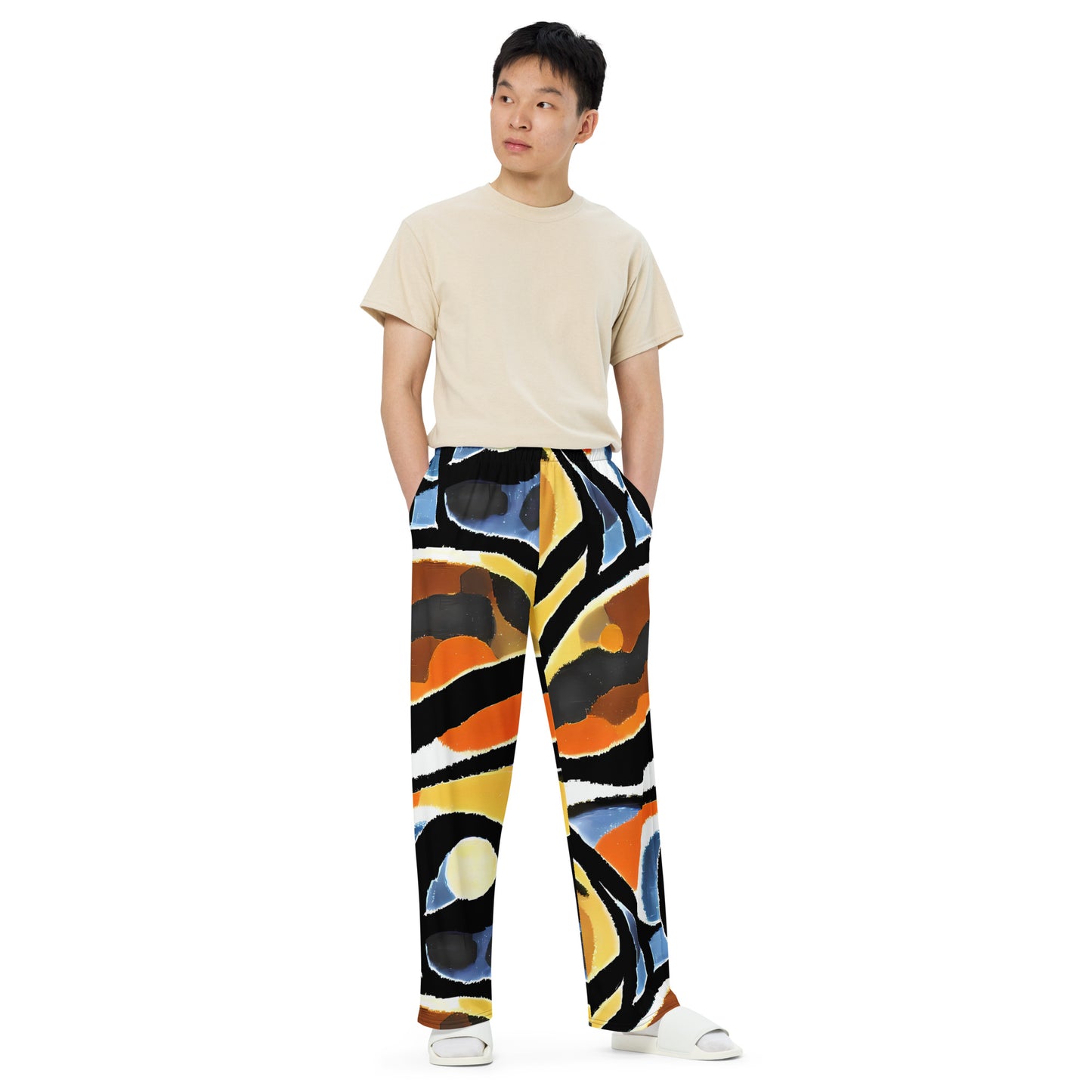 Wide-Leg Pants - Savannah Nightfall