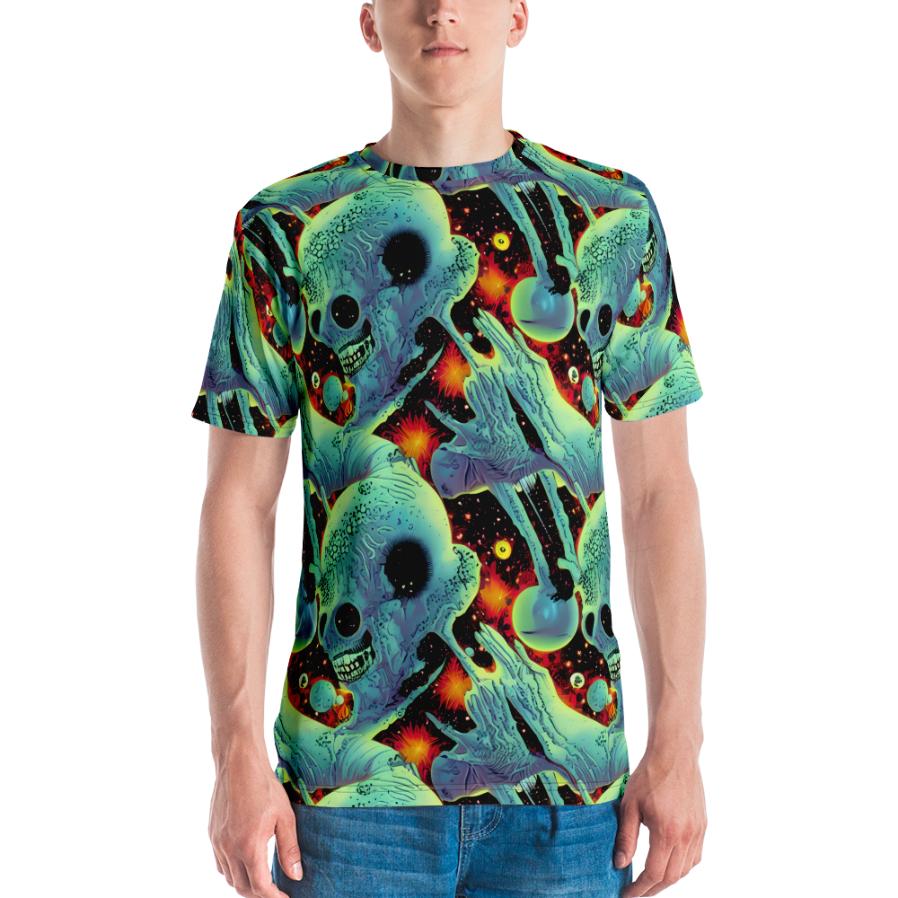 Men's Crew Neck T-Shirt - Galactic Grotesque